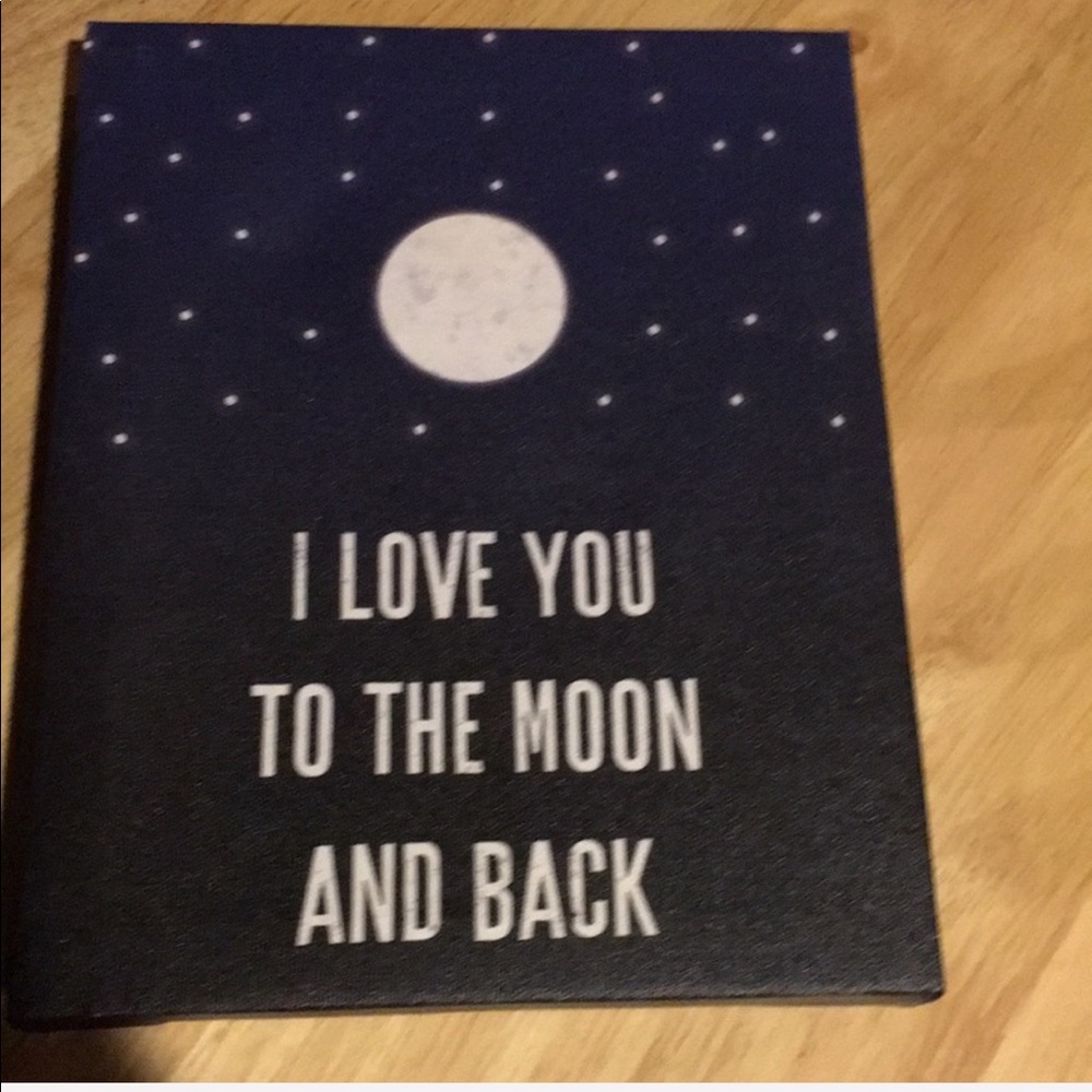 8x10 canvas - blue/ black/ white